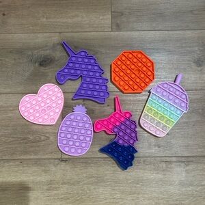 Colorful Pop It Fidget Toy Set